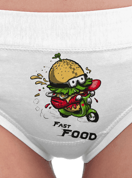 Fast Food női bugyik White