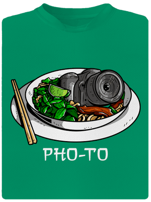 Pho-to gyerek sport póló Kelly Green Mal