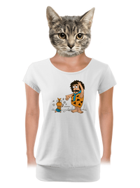 női póló elasztikus alsó szegéllyel