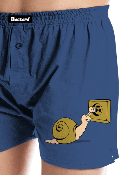 Kukkolás férfi alsó nadrág Blue