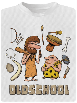 Oldschool gyerek sport póló White