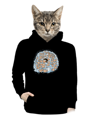 női kenguruzsebes pulóver