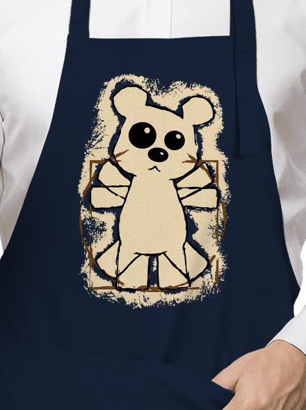 Da Vinci Teddy kötény Navy