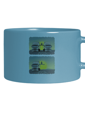 Chuck & Truck macaron bögre Blue Macaron