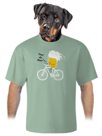 unisex túlméretezett póló