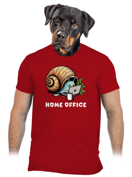 Sneka home office férfi póló Red