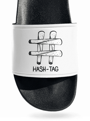 Hash tag papucs White