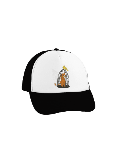 Madár bosszúja teherautós sapka Black cap