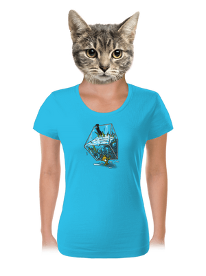  női póló Blue Atol