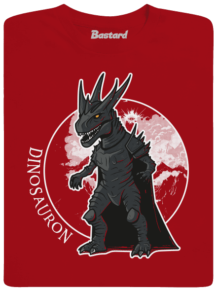 Dinosauron férfi hosszú ujjú póló Red