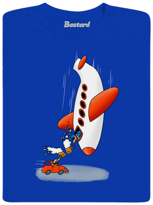 Közelebb vagyunk férfi hosszú ujjú póló Royal Blue