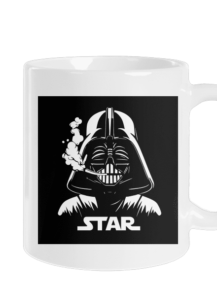 Darth Star hagyományos bögre White