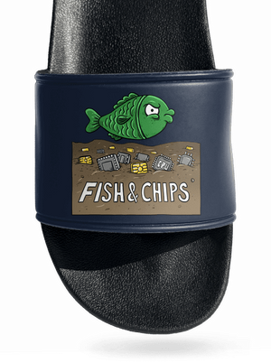 Fish and IT chips papucs Navy