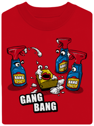 Gang bang unisex crewneck Red