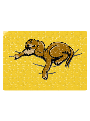 Alvó kutya kirakós White