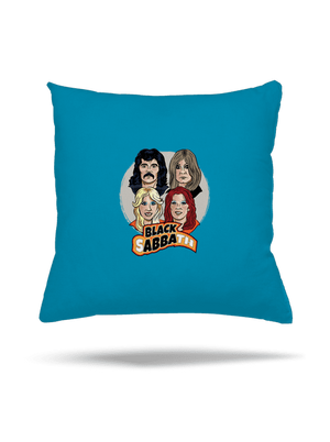 Black Abba párna Blue Turquoise