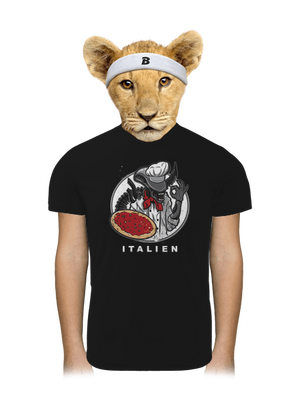 Italien gyerek sport póló Black
