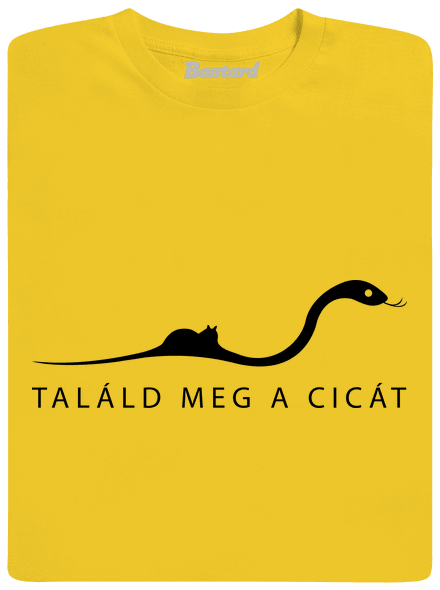 Találd meg a cicát gyerek póló Gold