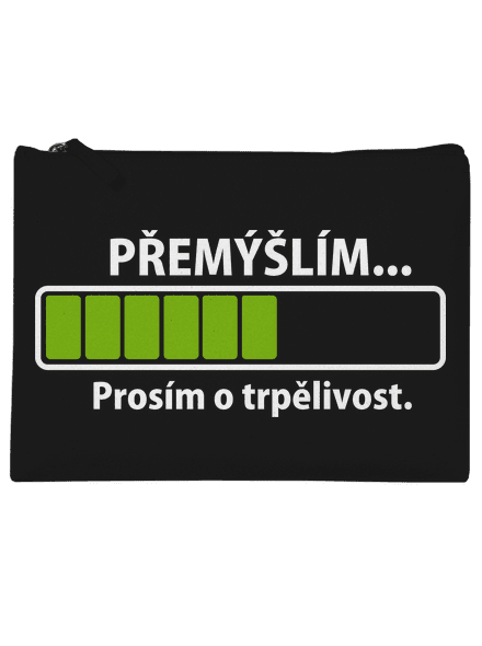 Gondolkodom kis táska Black