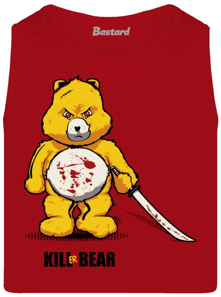Killer bear férfi trikó Red