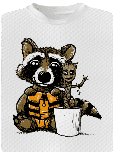 A galaxis őrzői gyerek sport póló White