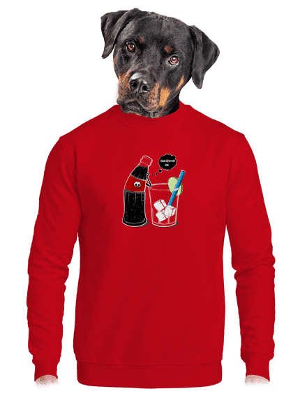  unisex crewneck Red