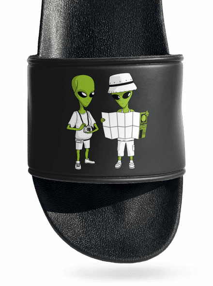 Idegenek papucs Black