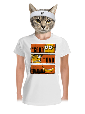 A Jó, a Rossz és a Banán női sportpóló White