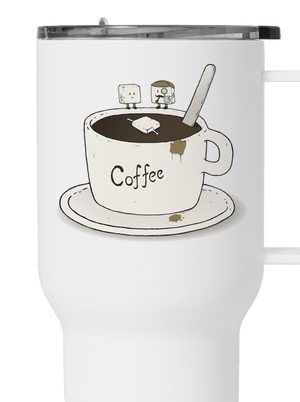 Ki ölte meg a cukrot? termosz bögre White