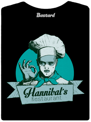 Hannibálnál prémium női póló Black