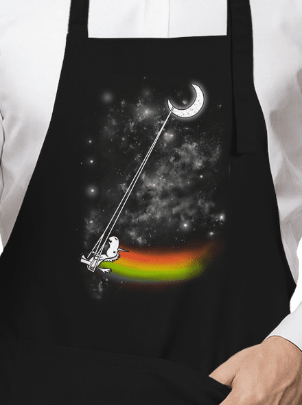 Unicorn universe kötény Black