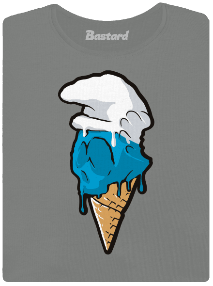 Törpfagylalt női póló Dark Gray Melange