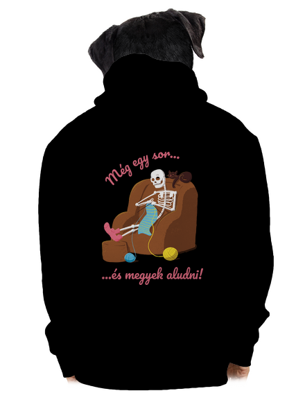 Még egy sor cipzáras férfi pulóver Black