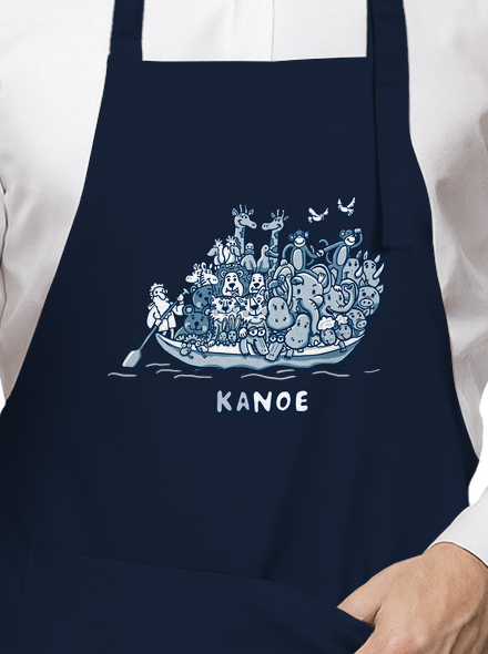 Noé bárkája kötény Navy
