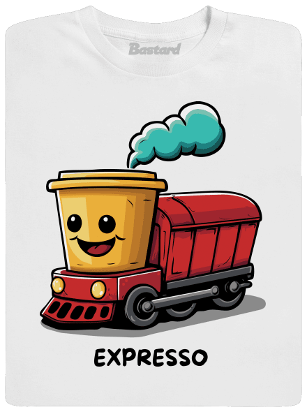 Expresso férfi hosszú ujjú póló White