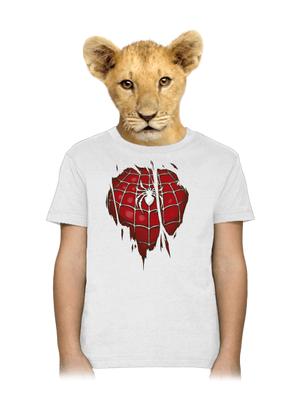 Spider inside gyerek póló White