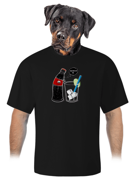  unisex túlméretezett póló Black