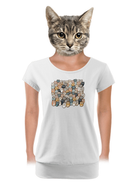 női póló elasztikus alsó szegéllyel