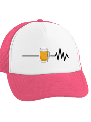 Beer help teherautós sapka Fluorescent Pink cap