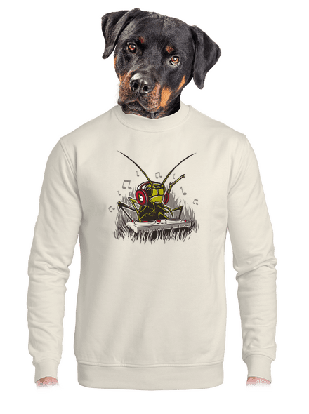 DJ tücsök unisex crewneck Off White