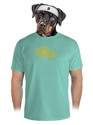 Ganja country férfi sportpóló Mint Mal