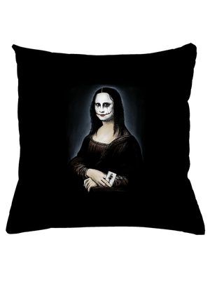 Mona Joker Lisa párna Black