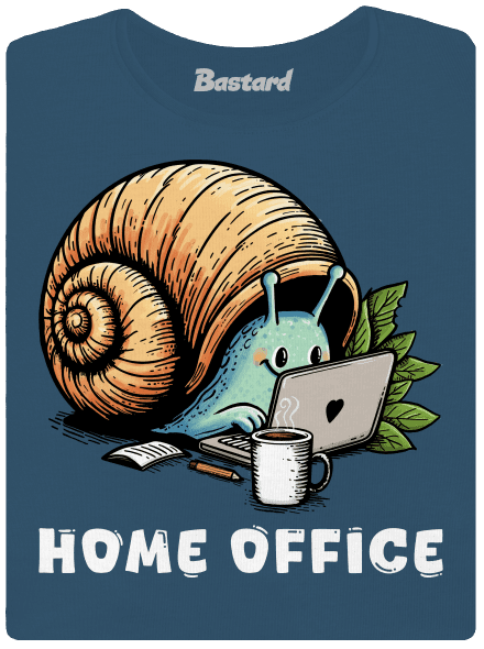 Sneka home office prémium női póló Petrol Blue