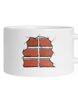 Téglák macaron bögre White