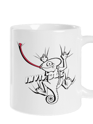 Invisible chameleon hagyományos bögre White