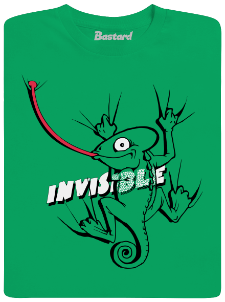Invisible chameleon gyerek póló Kelly Green