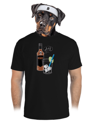  férfi sportpóló Black