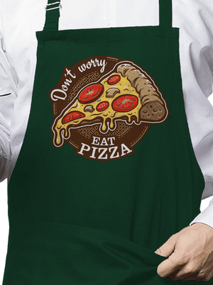 Pizza kötény Bottle Green