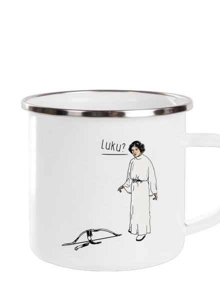 Luke és Leia pléhbögre White