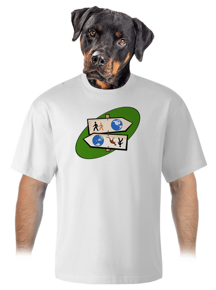 Hosszú távú menetelés unisex túlméretezett póló White